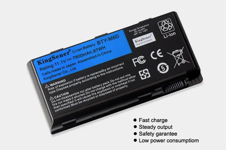 11.1V 7800mAh New BTY-M6D Laptop Battery for MSI GT60 GT70 GX780R GX680 GX780 GT780R GT660R GT663R GX660 GT680R GT783R 9CELLS 11.1V 7800mAh New BTY-M6D Laptop Battery for MSI GT60 GT70 GX780R GX680 GX780 GT780R GT660R GT663R GX660 GT680R GT783R 9CELLS