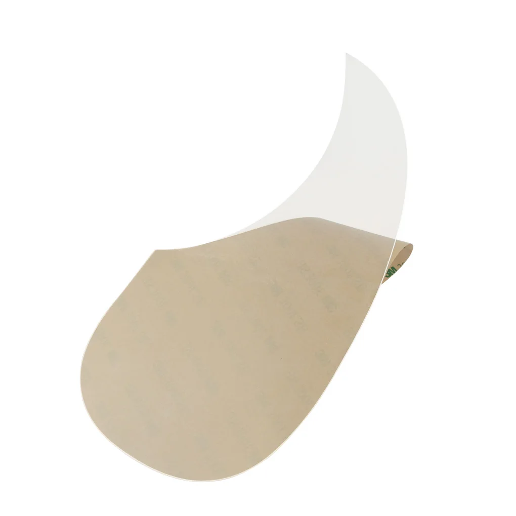 Guitar Pickguard FLEOR Transparent Acoustic Guitar Pickguard Pick Guard Sticker Self-adhesive 1Ply PVC for Guitar Parts