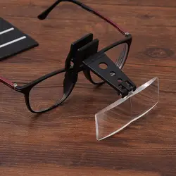 Клип на флип-очки 3 шт. лупа для чтения увеличительное HD объектив Точные очки часы ремонт инструмент троянский дизайн очки