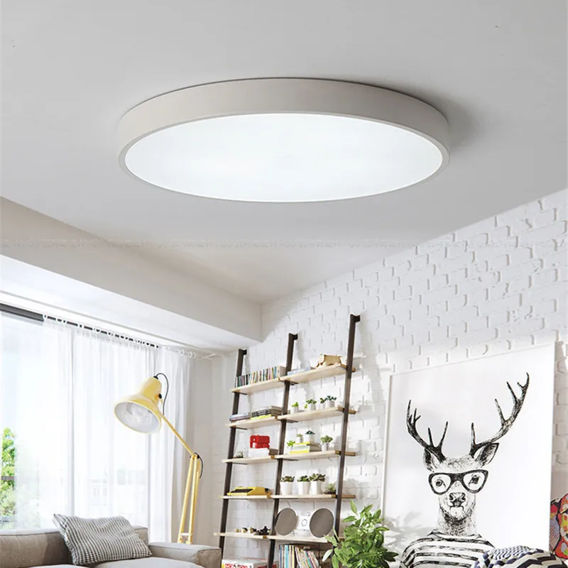 

18W 24W Round LED Ceiling Lights 220V White/Warm White Surface Mounted Lamp Indoor Lighting Fixture for Bedroom Living Room
