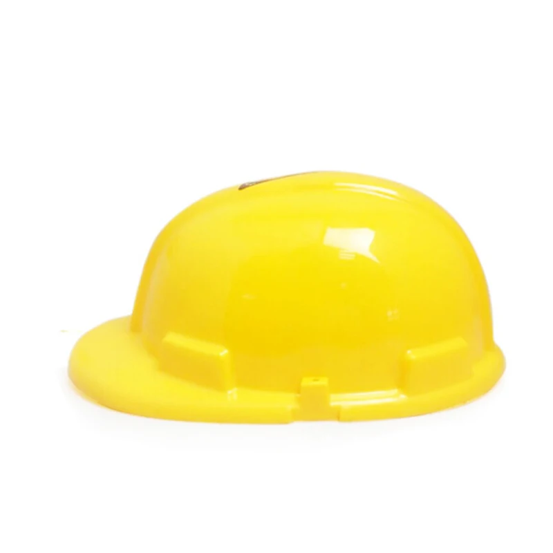 

Yellow Construction Plastic Hard Hat Cap Costume Children Birthday For Kids Toy