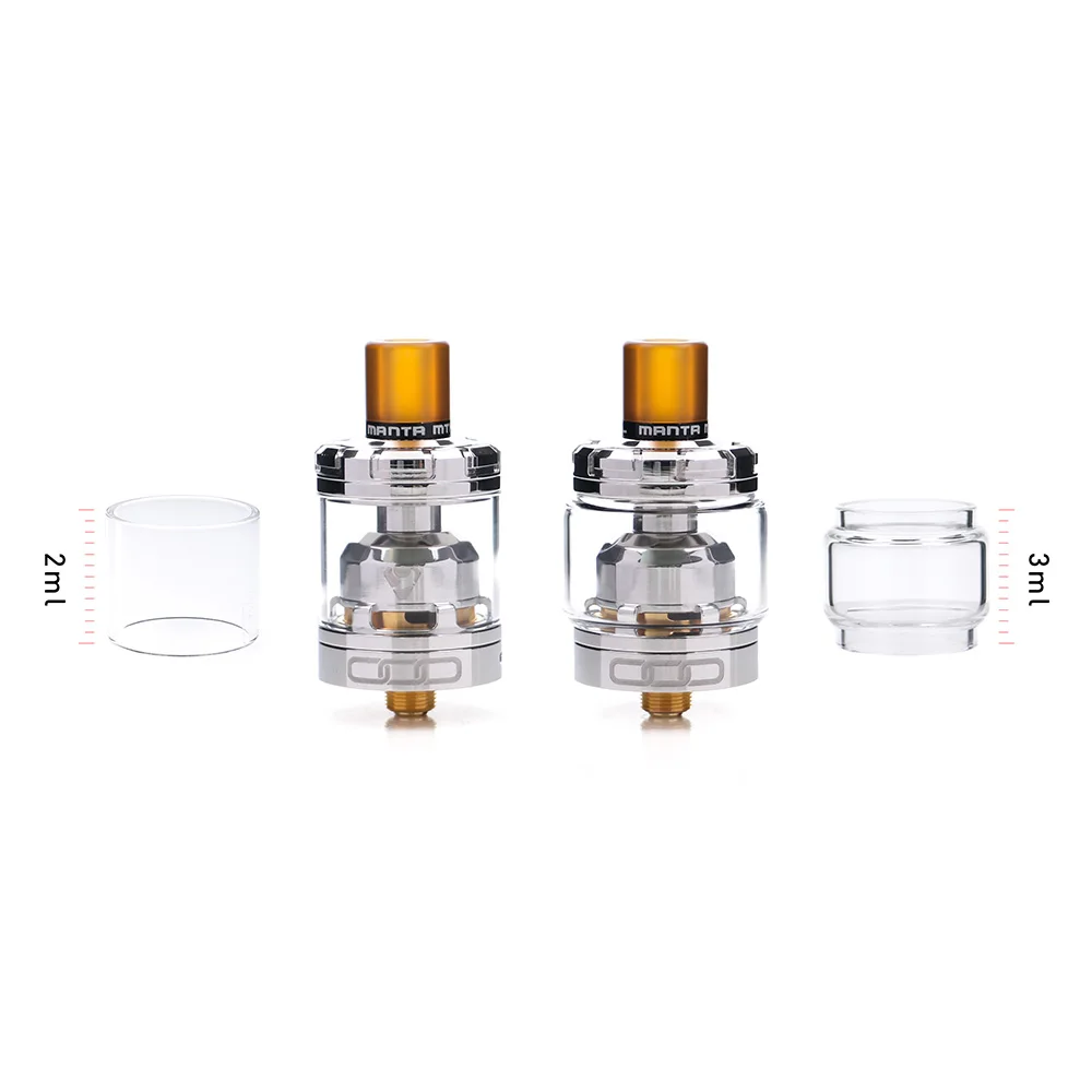 Manta Mtl Rta 24Mm Super Single Coil Manta Rta Tank With 3Ml Capacity Gold-Plated Deck For E Cig Box Mod Manta Mtl Rta 24Mm Super Single Coil Manta Rta Tank With 3Ml Capacity Gold-Plated Deck For E Cig Box Mod