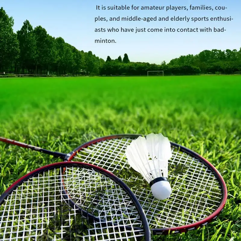2 unids/par raquetas de bádminton profesionales equipo deportivo ligero de bádminton para entrenamiento y juego con bolsa de transporte