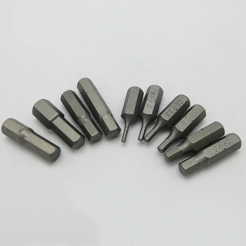 10 шт. 1/4 ''Шестигранная отвертка бит H1.5/H2/H2.5/H3/H4/H5/H5.5/H6/H7/H8 | Инструменты