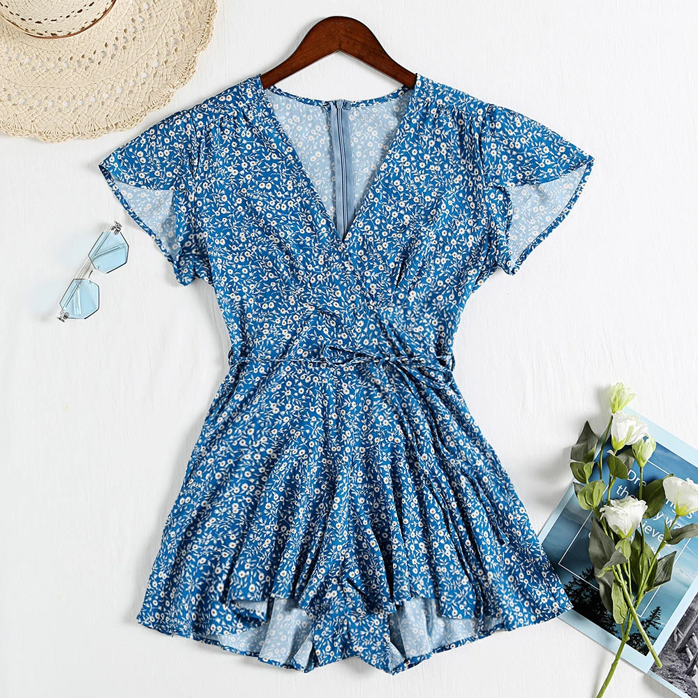 wrap romper dress