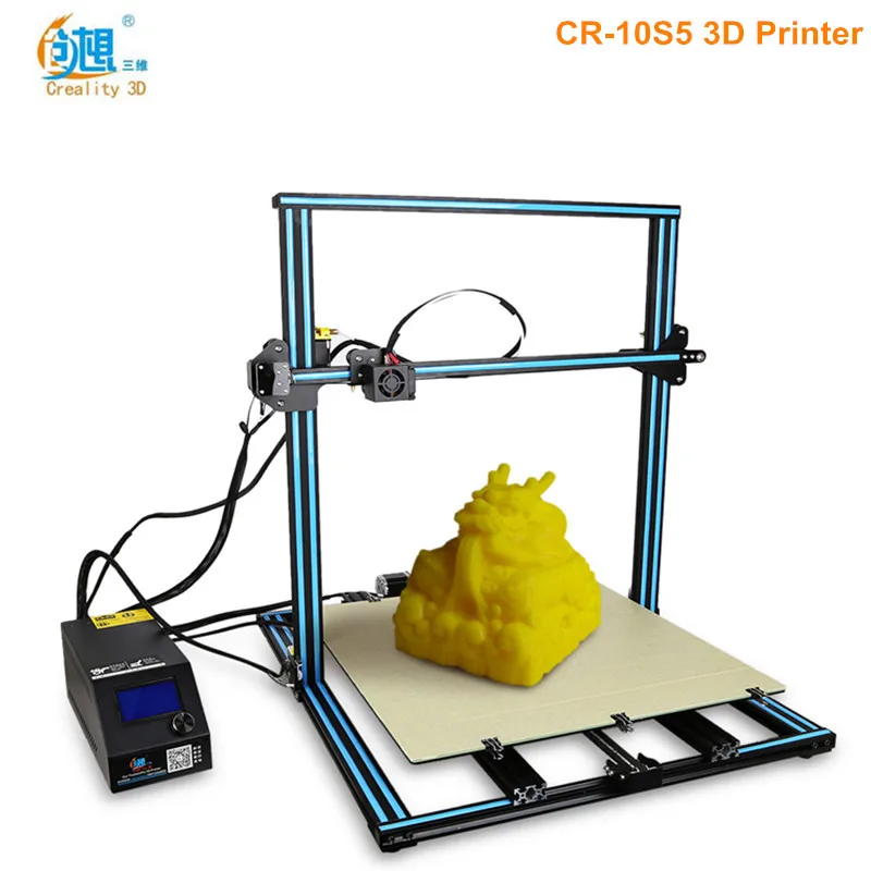 Creality3D CR-10S5 3D Printer Enlarged Version 500 x 500 x 500mm Large Printing Area DIY Kit Memory card offline print Creality3D CR-10S5 3D Printer Enlarged Version 500 x 500 x 500mm Large Printing Area DIY Kit Memory card offline print