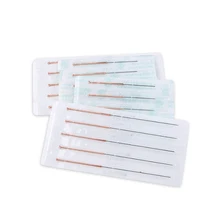 

100pcs/box acupuncture needle Copper handle disposable needle beauty massage needle 0.35/0.40/0.50/0.60mm