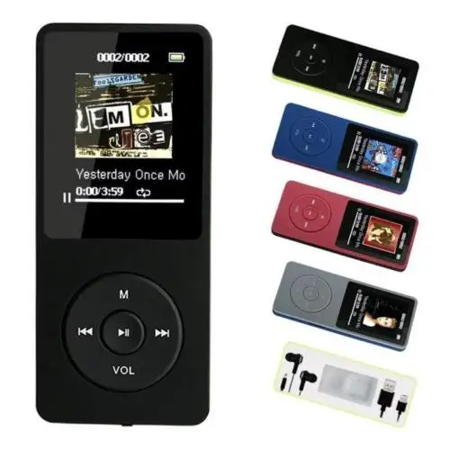 

Portable Multifunction Music AVI MP3 Player 8GB 70 Hours Playback Lossless Sound Hot MP3 Players