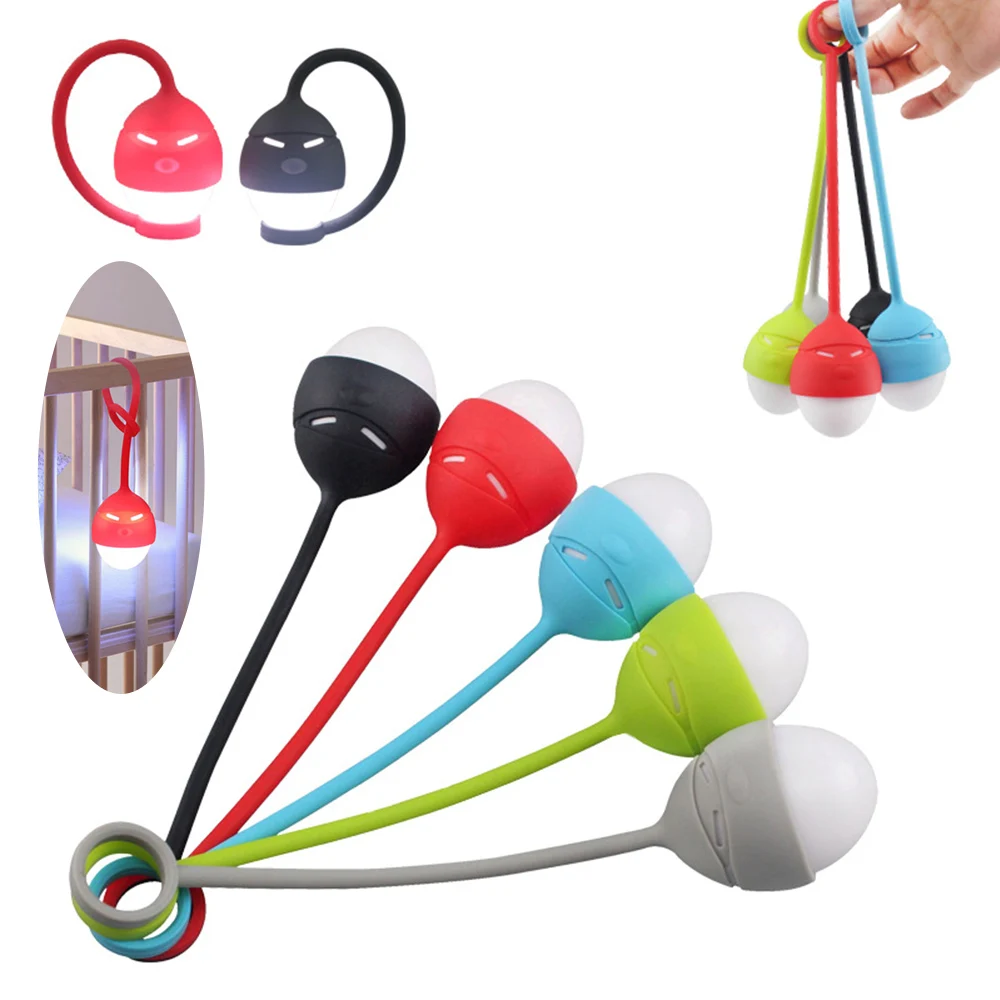

Cartoon Silicone USB LED Night Light Atmosphere Rechargeable High/Low/Flashing Table Lamp Home Decor Bedside Nightlamp 5 Colors