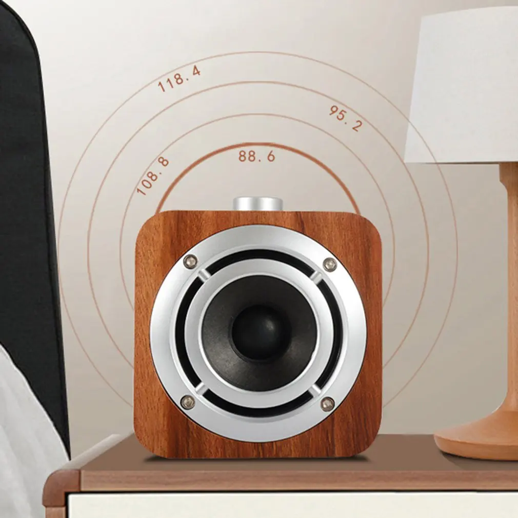 New Furniture Wooden Multimedia Mini Alarm Clock Small Sound Subwoofer Bluetooth Speakers Plug-in Radio New Furniture Wooden Multimedia Mini Alarm Clock Small Sound Subwoofer Bluetooth Speakers Plug-in Radio