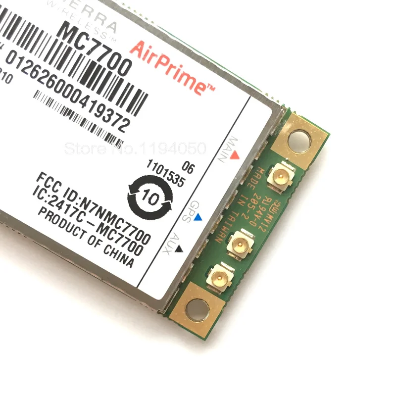 Mini PCI-E 3g WWAN gps модуль Сьерра-MC7700 PCI Express 3g к оператору сотовой связи HSPA LTE 100 Мбит/с плата Wireless WLAN Card gps разблокирована