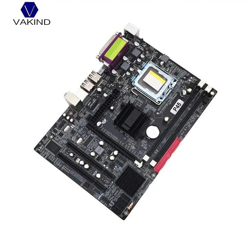 

NEW P45 PC Computer Motherboard Support LGA 771 Quad Core Dual Channel DDR3 Memory Mainboard