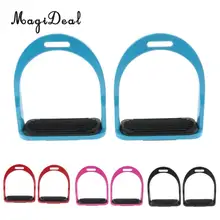 Уличное ржавчину западное Английское седло для верховой езды Stirrups Pad легкий Equine