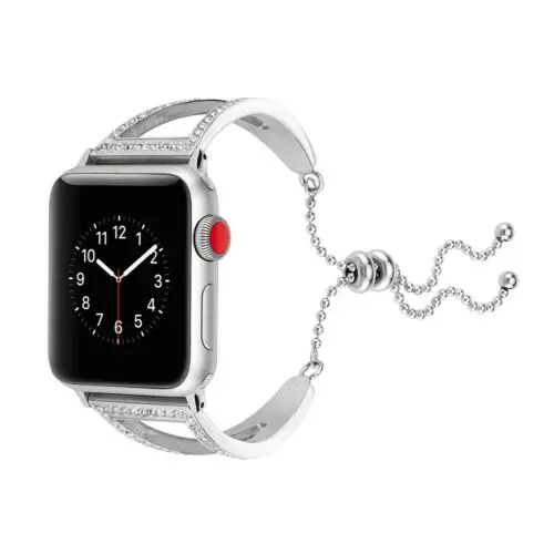 Сменный ремешок для часов Дамский Браслет манжета наручные часы Apple Watch iWatch 38 мм 42