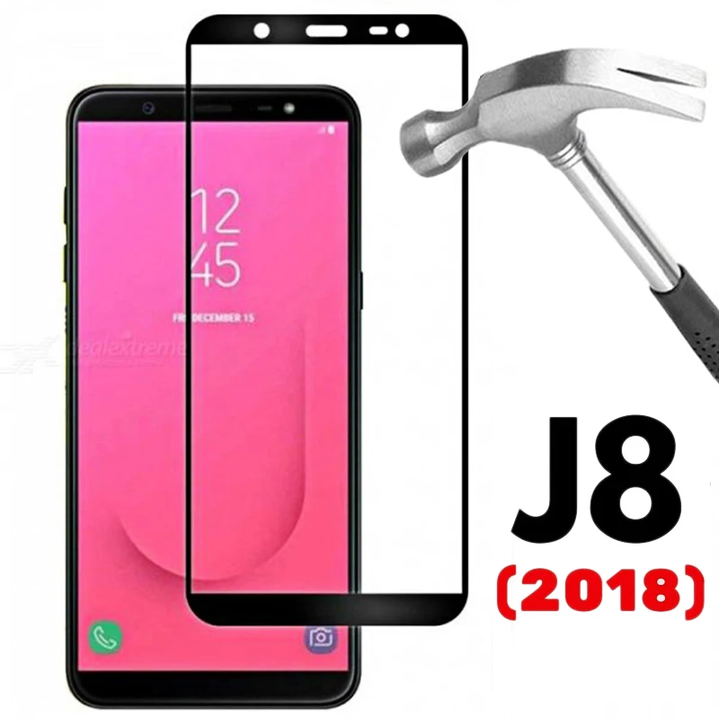 Защитное стекло для Samsung Galaxy J8 2018 закаленное J6 Plus SM J810 защитная жесткая пленка