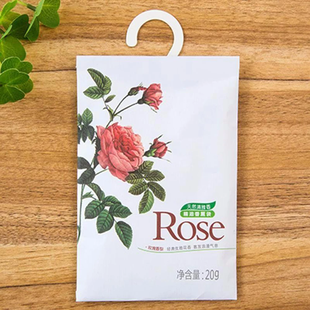

6 Taste Natural Sachets Scented Hanging Fragrance Bags Wardrobe Clothes Drawer Car Air Freshener For Wardrobe Drawer Car