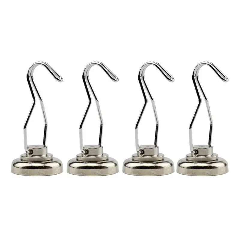4 Pcs 360 Degree Hooks Heavy Duty Key Holder