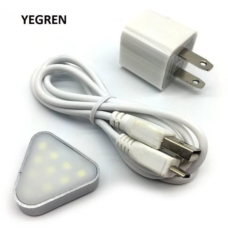 

Rechargeable LED Illumination USB Bottom Light Source Adjustable Supplementary Lighting Lamp for Biological Microscope 10 LEDs