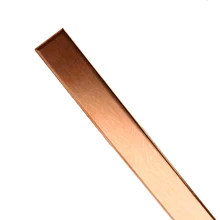 Bande de cuivre de haute pureté, plaque métallique T2 Cu, barre de cuivre pur pour le bricolage, Kit de PCB, Circuit stratifié, 99% mm * 10mm * 1.5mm(China)