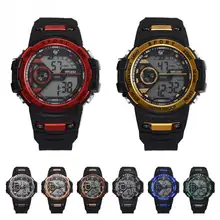 Модные мужские часы уникальные цифровые защищенные часы мужские наручные электронные спортивные часы Топ Роскошные Бизнес наручные часы