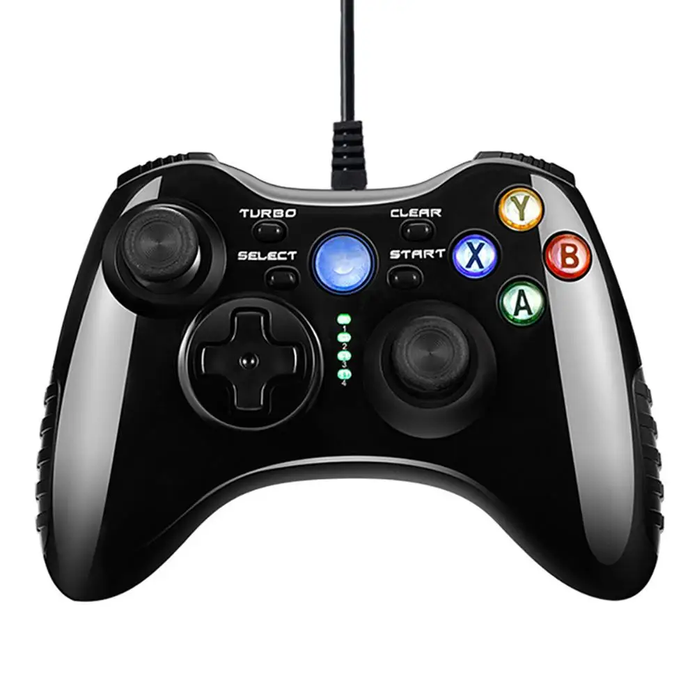 

USB 2.0 Gamepad Gaming Joystick Wired Controller Di Gioco Per Il Computer Portatile Del PC Del Computer For PC / Android / PS3