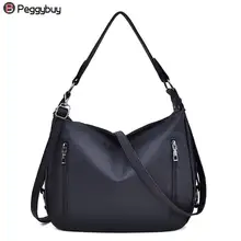 Винтажные женские одноцветные вместительные Сумки из искусственной кожи, роскошные брендовые сумки через плечо, женские сумки на плечо