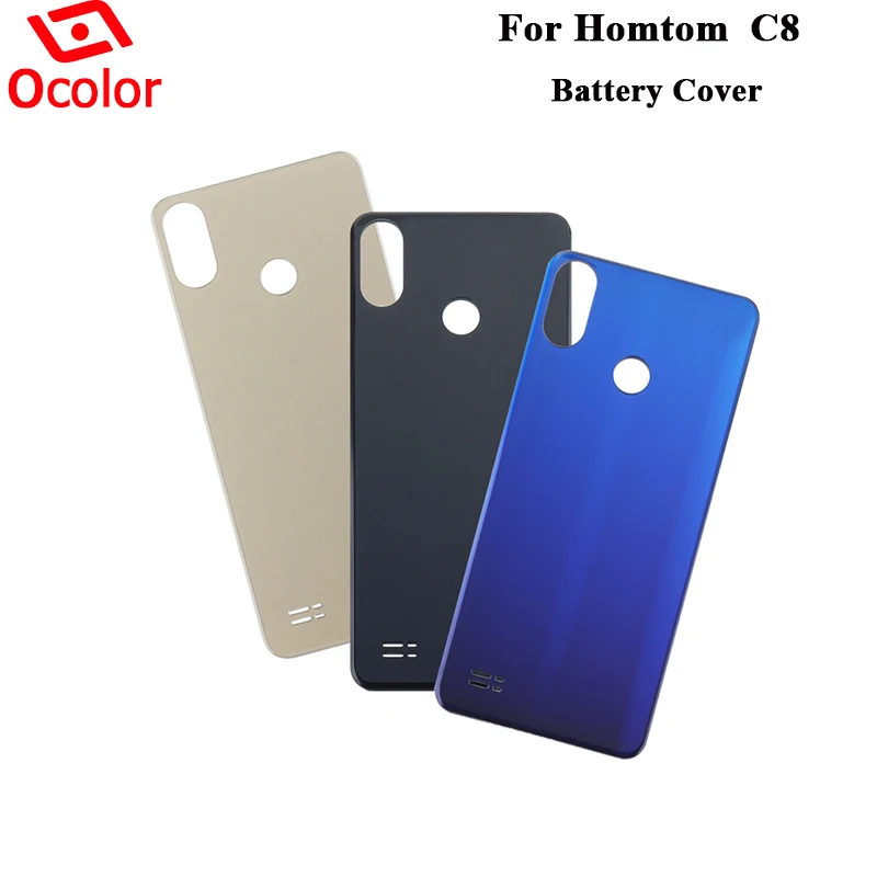 

ocolor For Homtom C8 Battery Cover Bateria Back Cover 5.5'' New Replacement For Homtom C8 Phone Accessories Bateria Cover