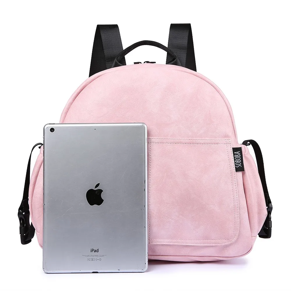Новая модная сумка для подгузников для мамы, розовая Большая вместительная однотонная Детская сумка, рюкзак с 2 ремешками, стильная сумка для подгузников для мам