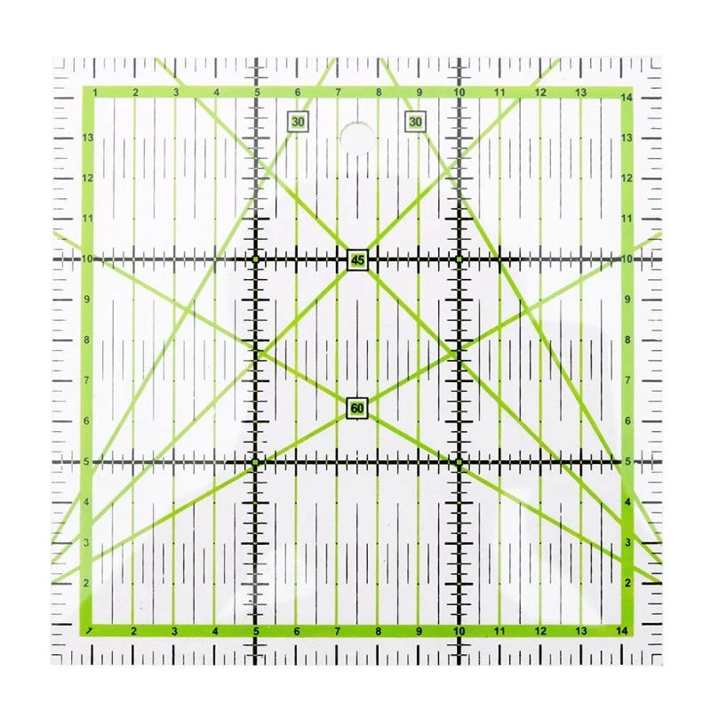 1PC DIY Hand Tool Patchwork Ruler Square Fan Shape Tailor Yardstick Cloth Cutting Rulers Sewing Arts Craft DIY Sewing Tools