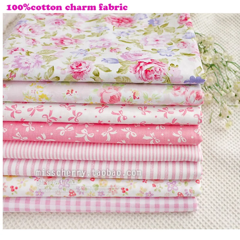 Новинка, 8 шт. Pink50* 50 см, розовая обмытая ткань, хлопковая ткань, очаровательные пакеты, Лоскутная Ткань, лоскутное шитье тильда, креативный дизайн, войлок