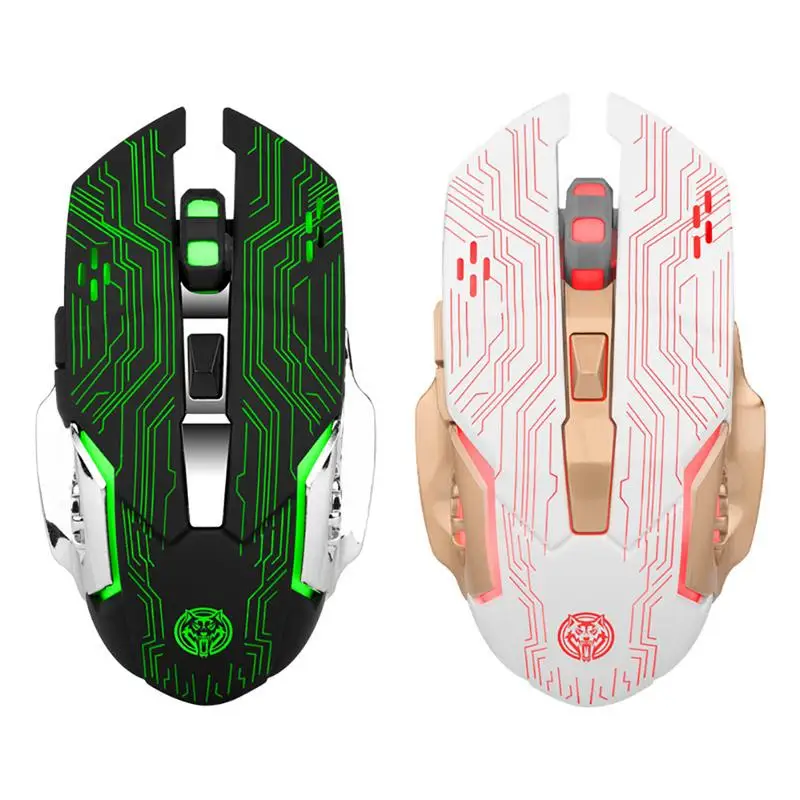 

2.4GHz Wireless Mouse Rechargeable Silent USB Optical Ergonomic Gaming Mini Mice 1800DPI Mause For PC Computer Laptop