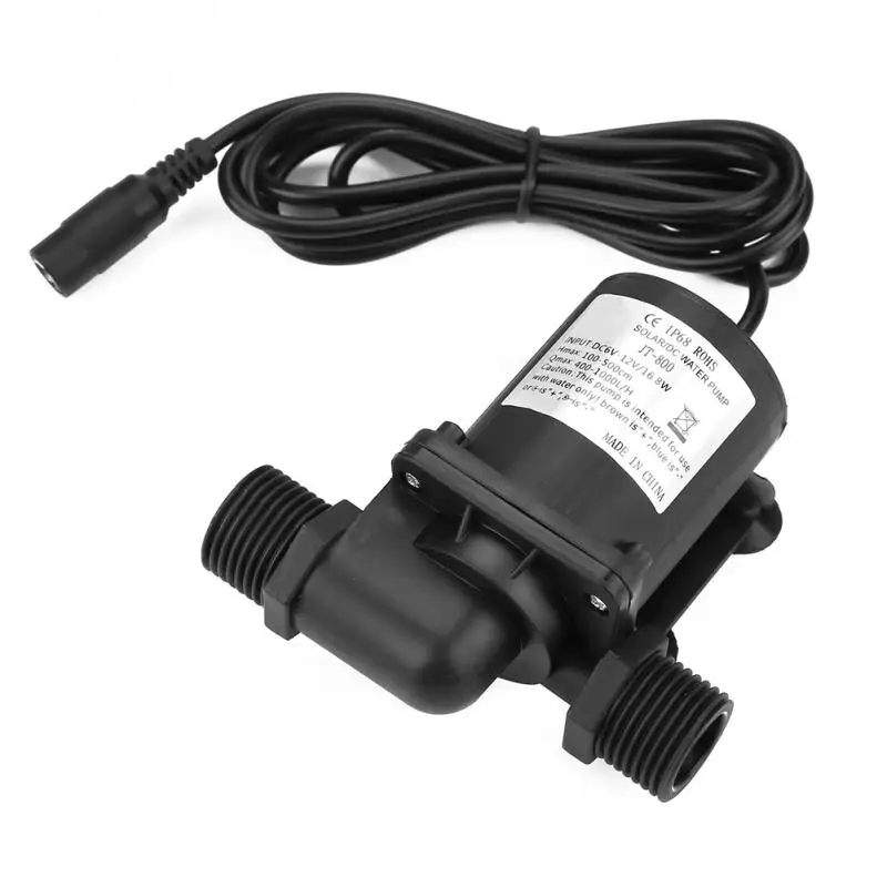 

Mini 12V Water Pump DC Brushless Water Pump for Small Fish Pond 12V -4 to 100 Degree Brushless Motor