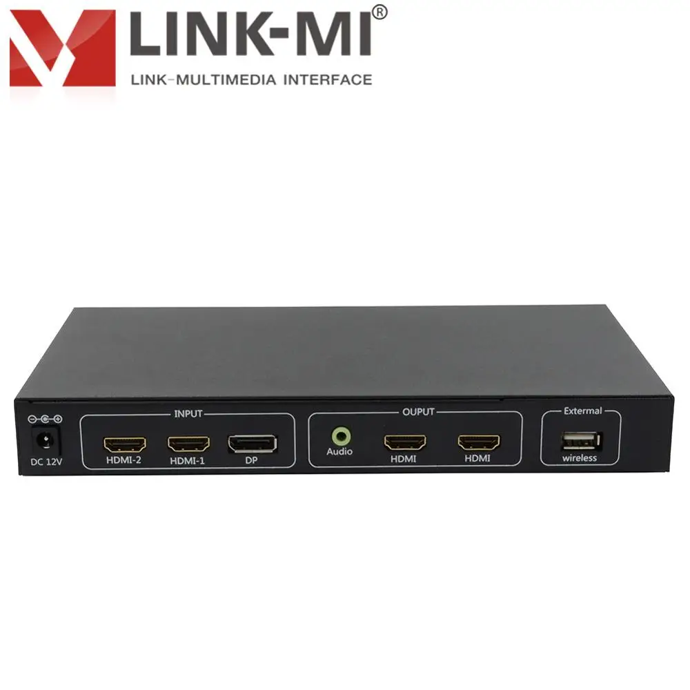 LINK-MI R90U 전화 미러 캐스트 컨트롤러 수직 디스플레이 지원 180 도 회전 HDMI/모바일 신호/DP/USB 입력