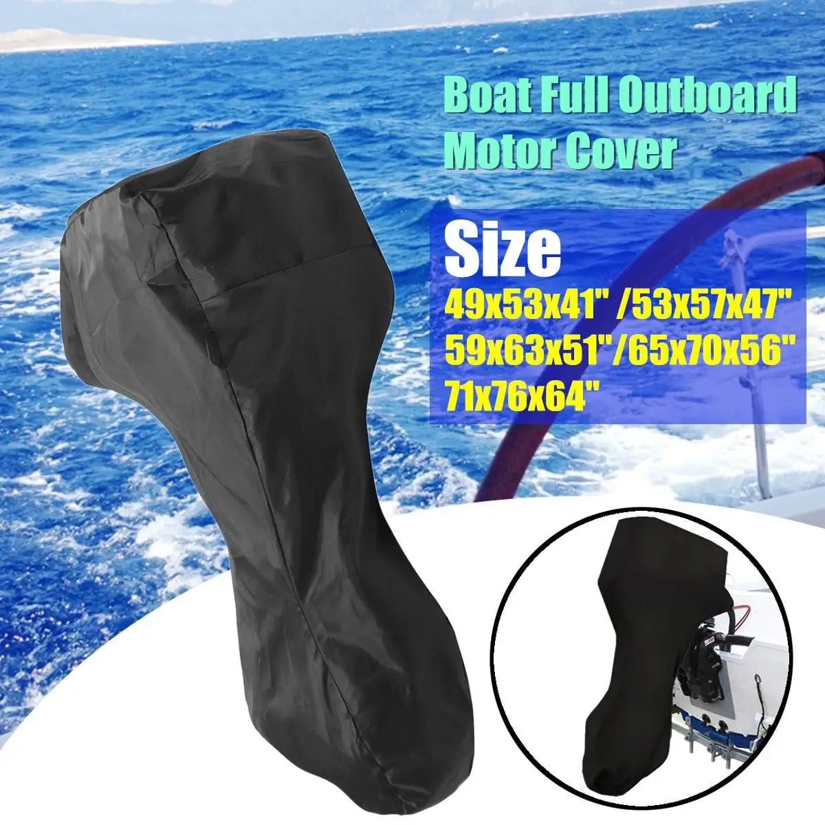 Buy 60 90HP Boat Engine Cover Full Outboard Motor