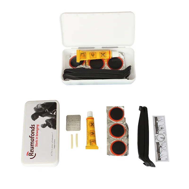 1PC Bicycle Tire Repair Tools With Portable Tool Box Bike Tire Repair