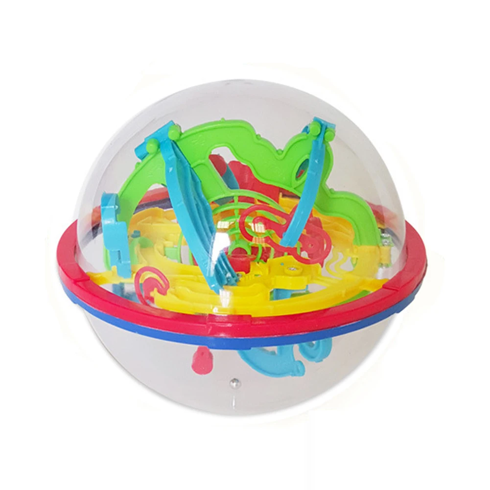 

Colorful Maze Ball Game 3D Intellect Ball with 100 Challenging Barriers Labyrinth Ball Kids Puzzle Educational Toy