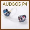 AUDBOS-auricular interno P4 con unidad de 4BA, dispositivo equilibrado, HIFI, control de música, Cable desmontable MMCX ► Foto 1/6