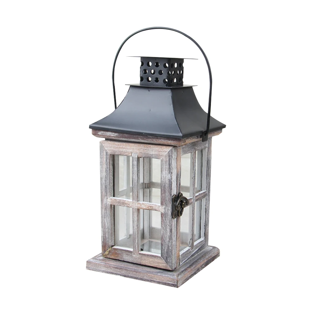 

1pc Candle Lantern Nordic Style Iron Handmade Portable Vintage Hanging Lantern Candle Holder for Events Weddings Parties