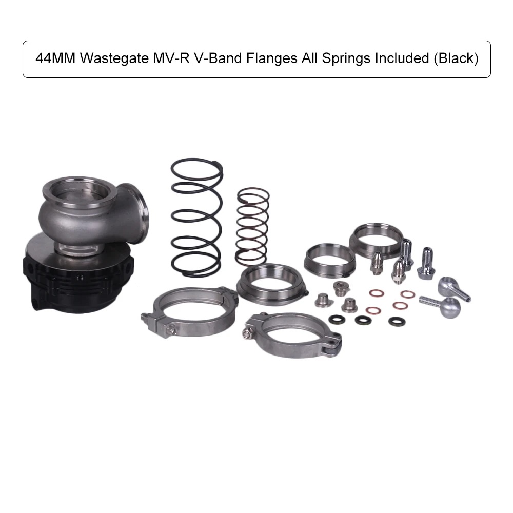 

44MM Wastegate MV-R V-Band Flanges All Springs Included 44MM Wastegate Exhaust system components