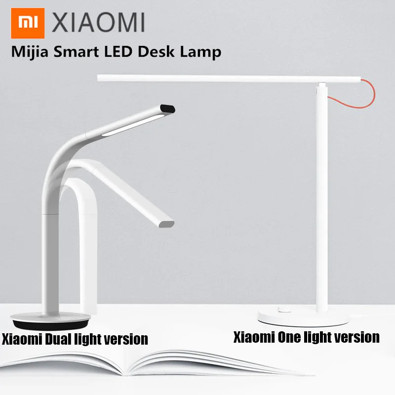 Xiaomi Mijia Mi умная Светодиодная настольная лампа, настольная лампа с затемнением, лампа для чтения с поддержкой Wi-Fi, работает с Alexa Mi Home APP, дистанционное управление