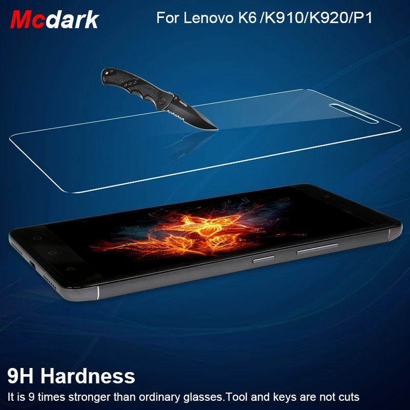 Закаленное стекло 9H для Lenovo K920 K910 защитная пленка экрана стеклянная легкая в