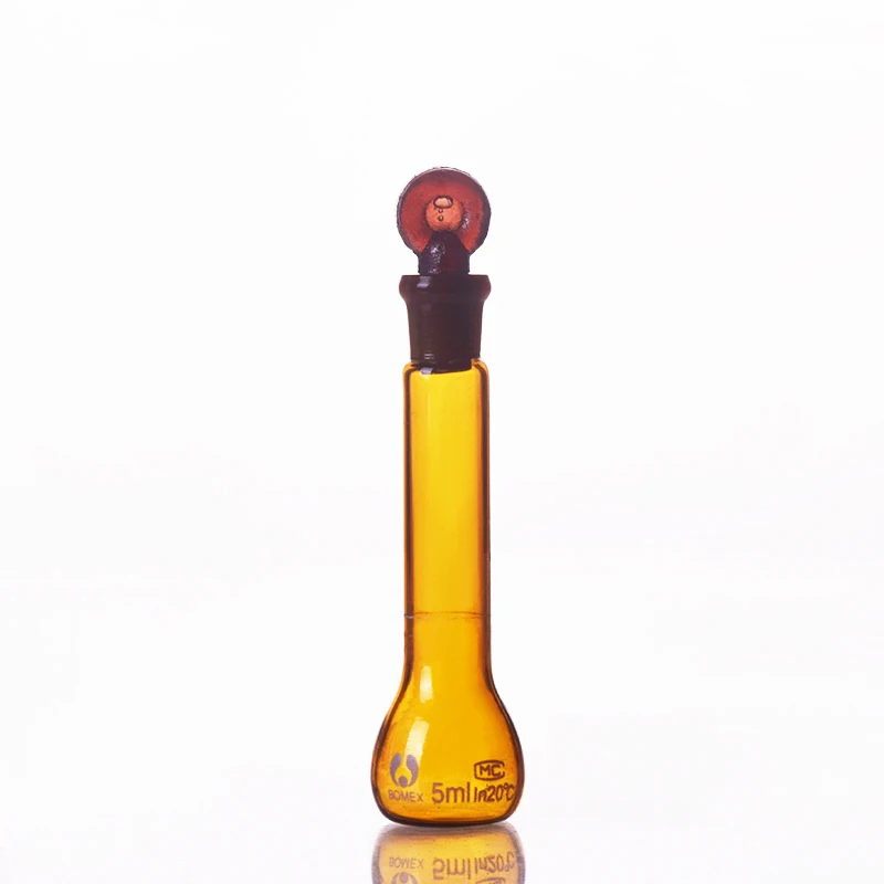 

Volumetric flask 5ml/10ml/25ml/50ml/100ml/200ml/250ml/500ml/1000ml/2000ml,Amber Volumetric flask,Measuring bottle,Brown