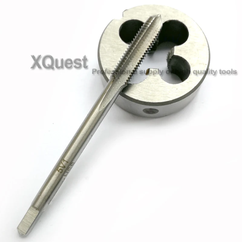 1 set 6V1 Schrader Tyre Valve Thread tap and Die Threading Tool Other