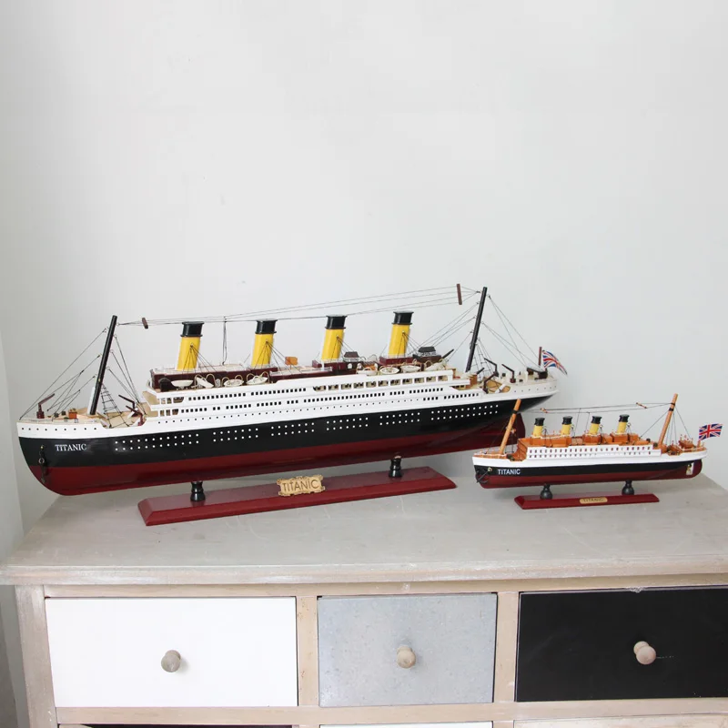 Online Artículos creativos para decoración del hogar Náutica de barcos de vela de madera titánica