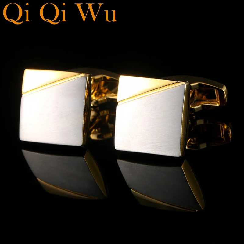 

Men Jewelry Shirt cufflinks for mens Gift Unique Wedding Cuff links For Men's Business Gifts Suit shirts Sleeve Buttons Letter