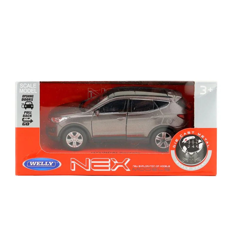 Welly литая металлическая модель/Масштаб 1:36/внедорожник Hyundai Santafe Спортивная