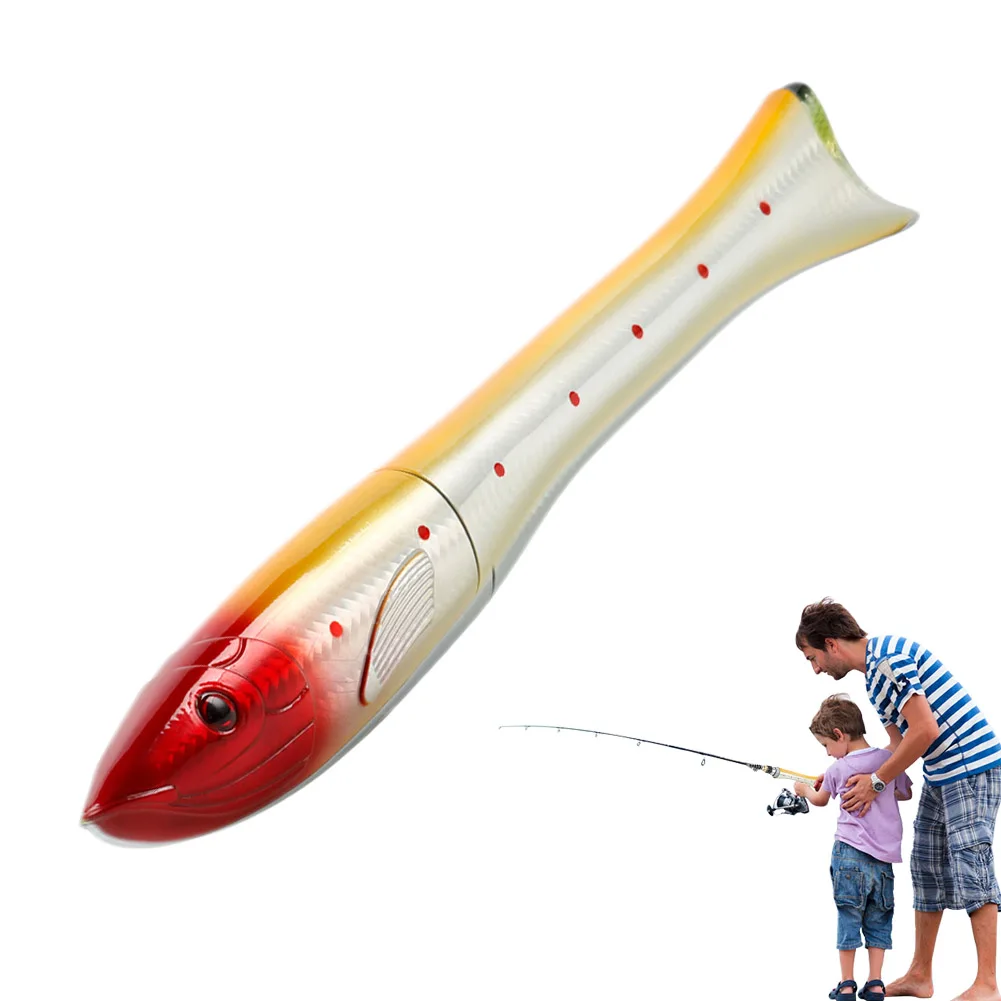 

160cm Mini Fishing Rod Fish Shape Spinning Fishing Rod for Children Adults Fishing
