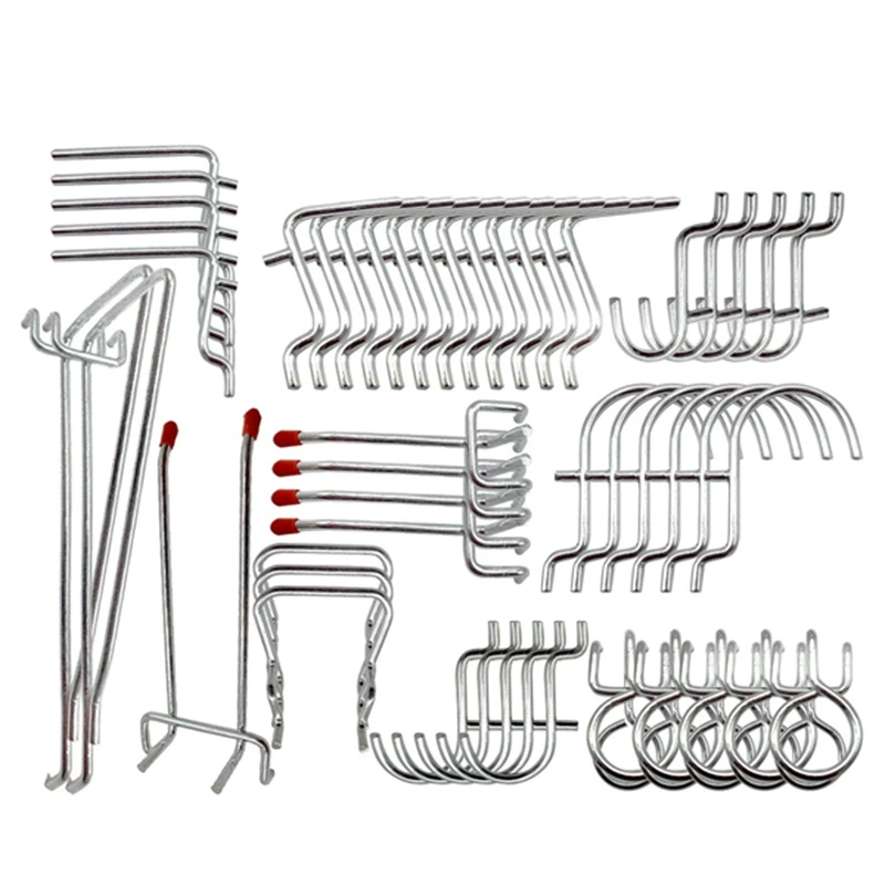 Pegboard Крючки ассортимент 102 шт Peg Hook организация|Крючки и направляющие| |