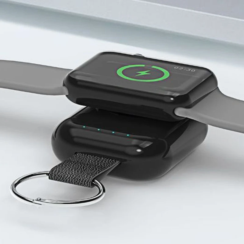JABS внешняя батарея для Apple Watch 1 2 3 Беспроводное зарядное устройство Power Bank 700 мАч