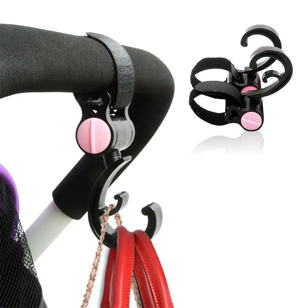 

Kidlove 360 Degrees Rotatable Hanging Hooks with Magic Sticker for Infant Baby Stroller